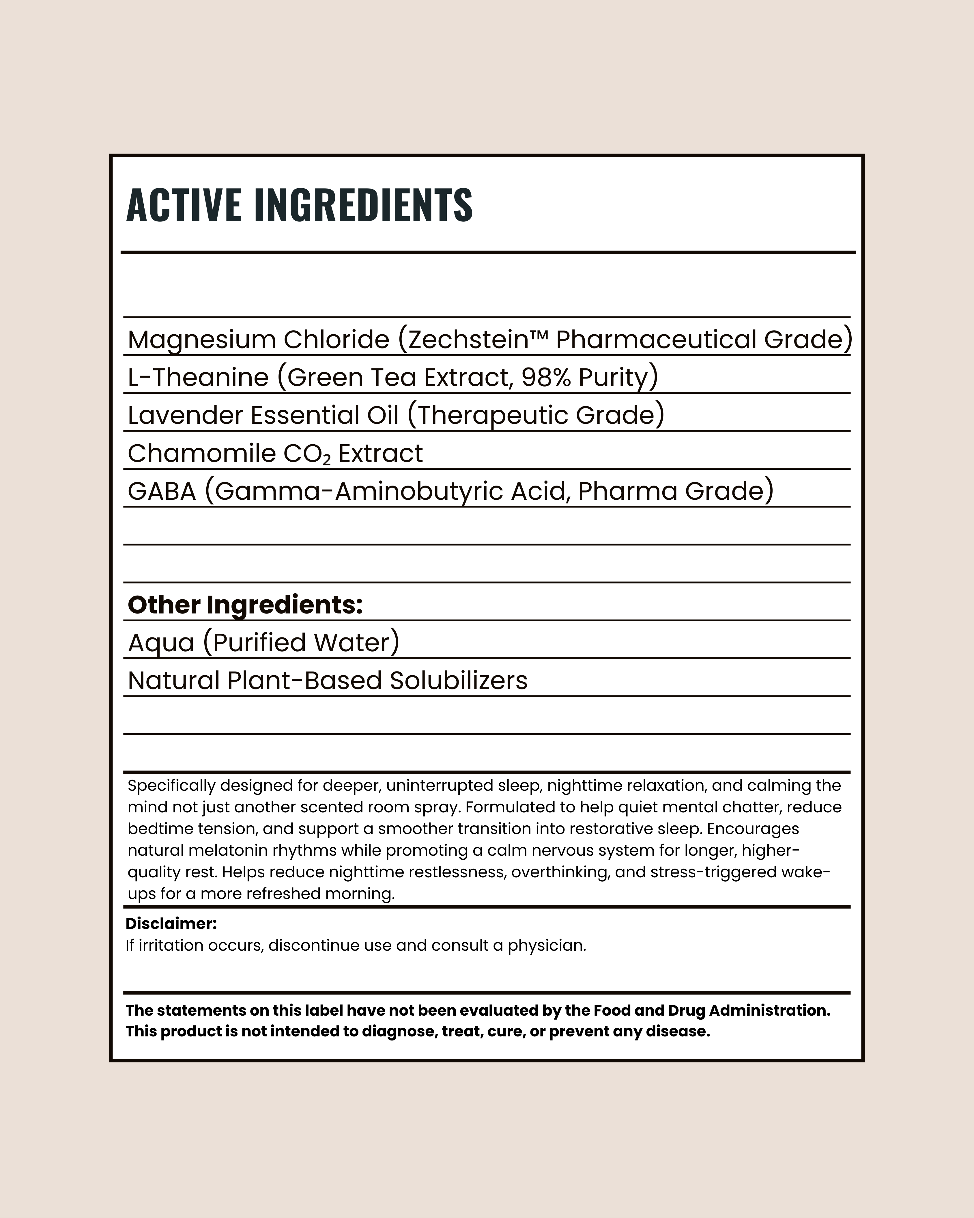 Magnesium Spray for Deep & Restful Sleep