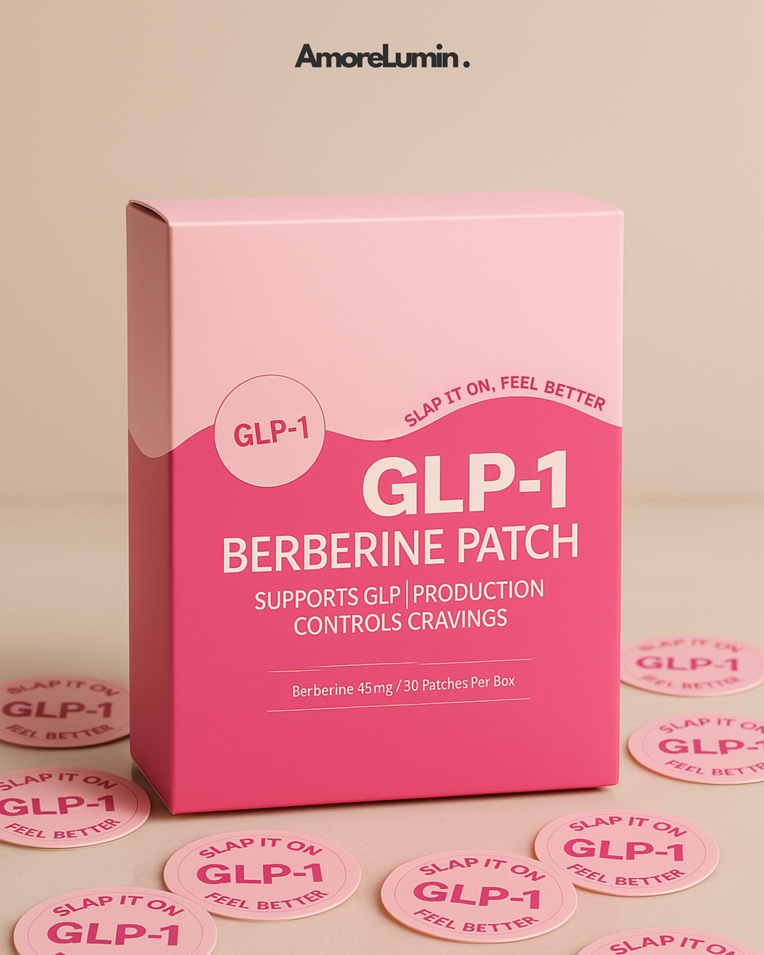 AmoreLumin® | GLP-1 Fatburner Patches