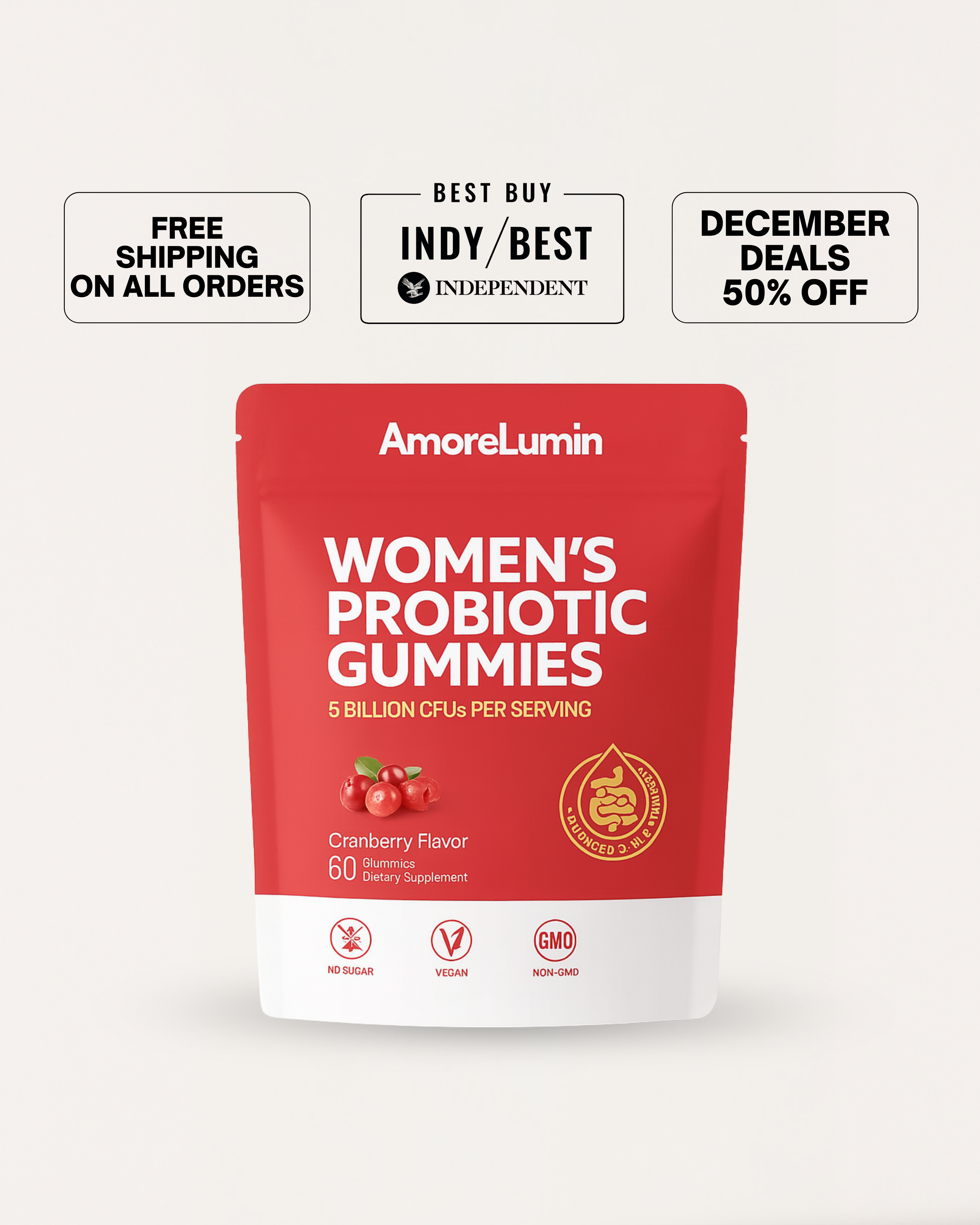 Bloating Relief & Digestion Probiotic Gummies